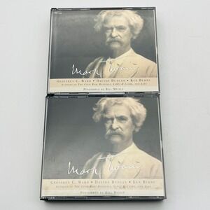 Mark Twain Ken Burns Geoffrey Ward Dayton Duncan 7 CD Audiobook Set Bill Meisle